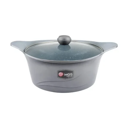 قابلمه سایز 32 گرانیت طرح کره ای C خاکسرتی