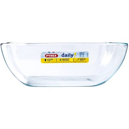 تابه پیرکس مستطیل دسته دار کد 343B