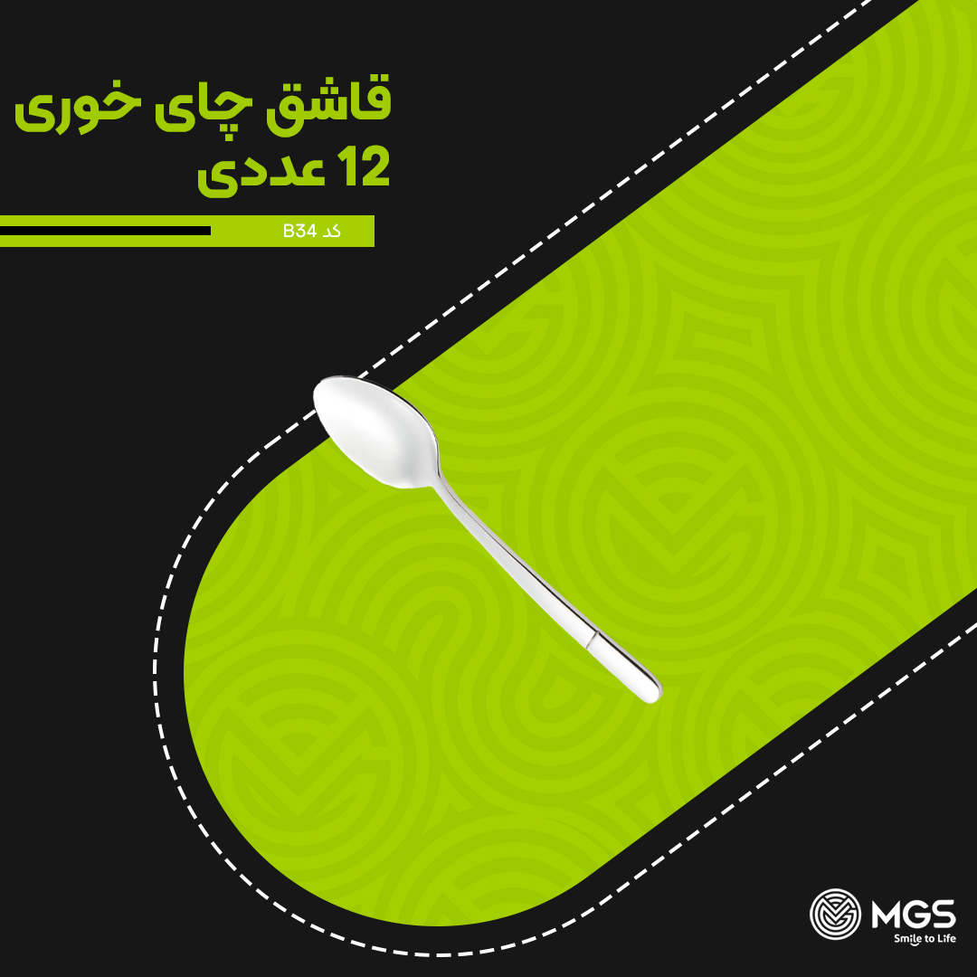 قاشق چای خوری استیل رولنزا کد B34