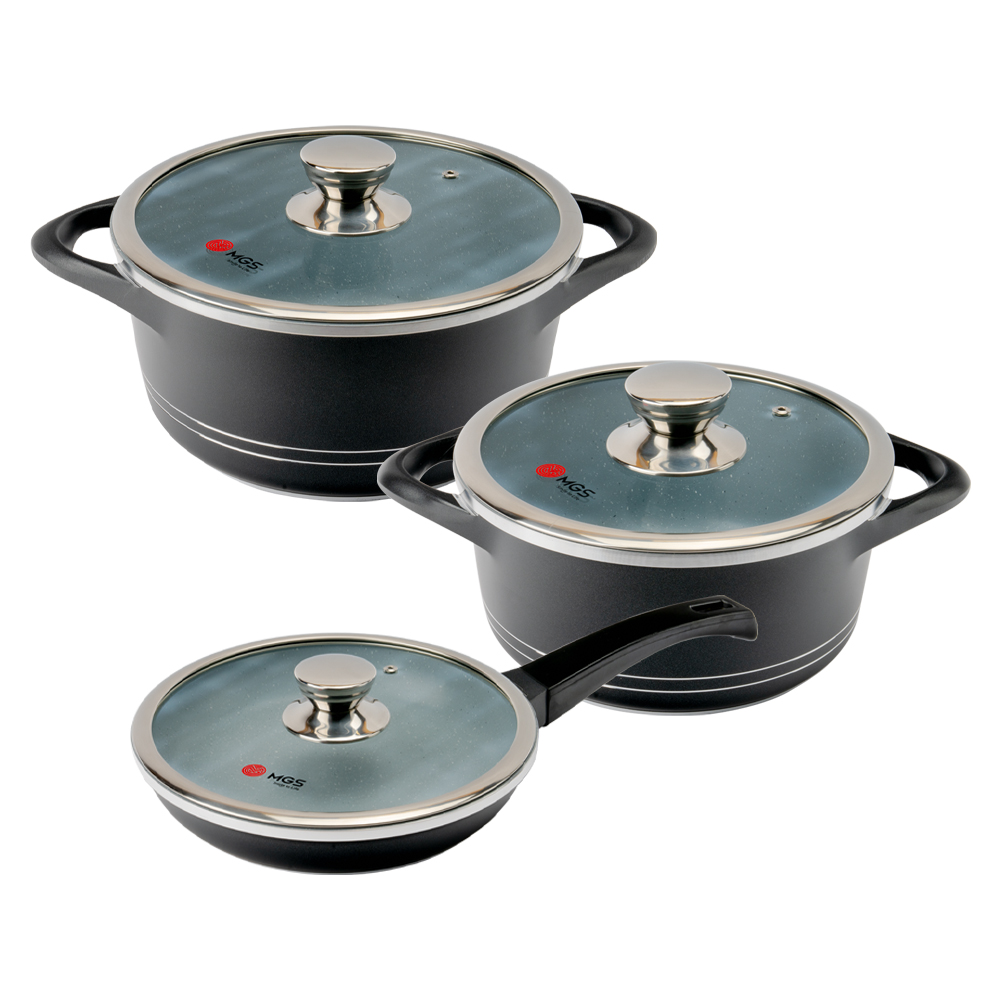 سرویس قابلمه 6 پارچه طرح ایتالیا B کد IB0611