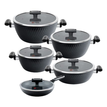 سرویس قابلمه 10 پارچه طرح فورج سری پنج