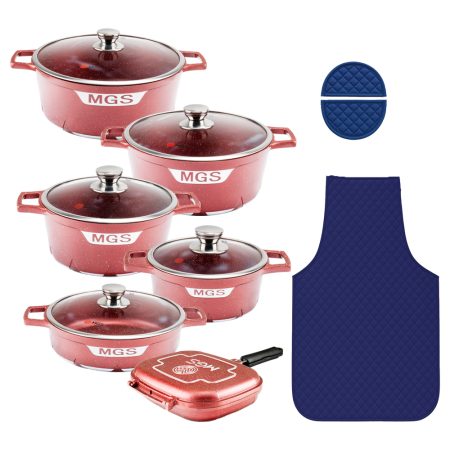 سرویس قابلمه 15 پارچه گرانیت طرح جرمنی C