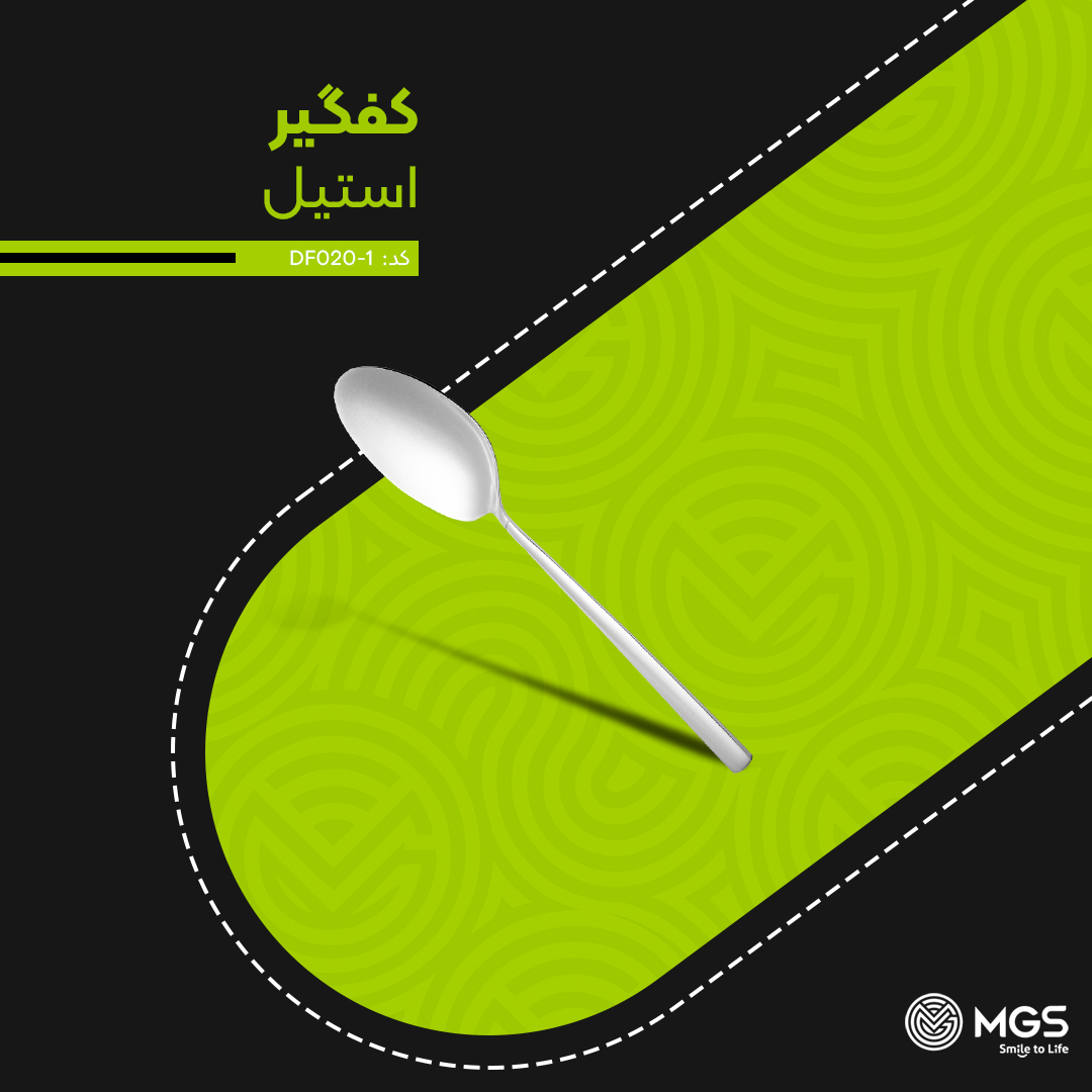 کفگیر بزرگ استیل MGS کد DF006-1