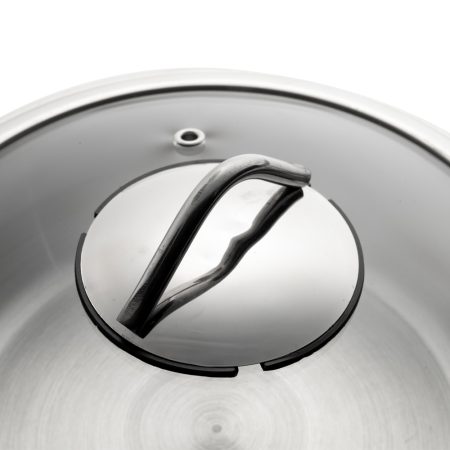 تابه استیل تک دسته سایز 24 کد 4117