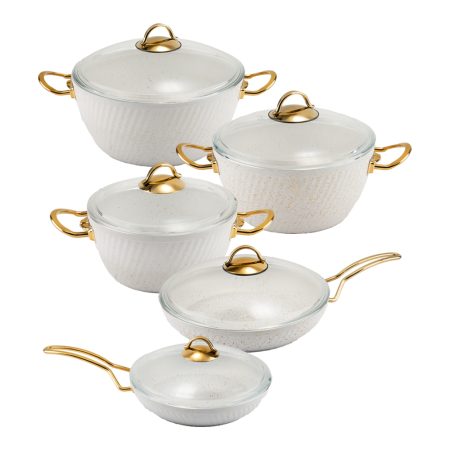 سرویس قابلمه 10 پارچه فورج طرح ماینز سری دوم