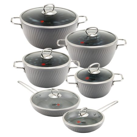 سرویس قابلمه 12 پارچه فورج طرح ماینز سری سوم