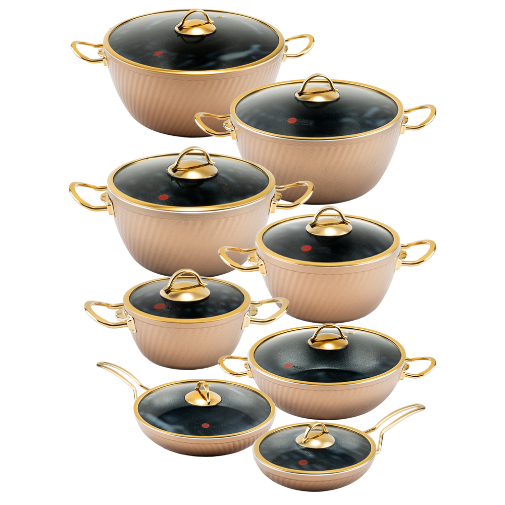 سرویس قابلمه 16 پارچه فورج طرح ماینز سری دوم