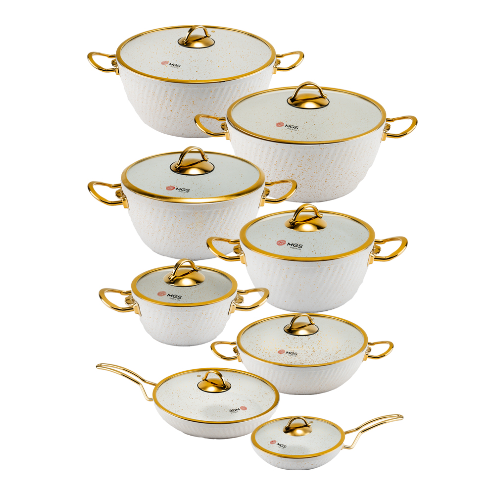 سرویس قابلمه 16 پارچه فورج طرح ماینز سری دوم