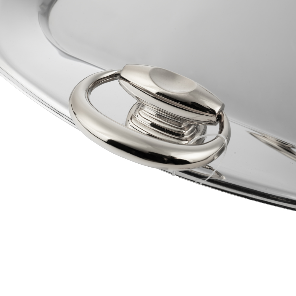 سینی پذیرایی استیل MGS کروم کد OW3110