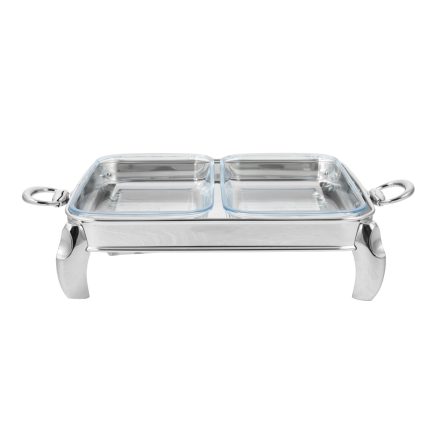 سوفله دوقلو مستطیل کروم MGS کد OW3104