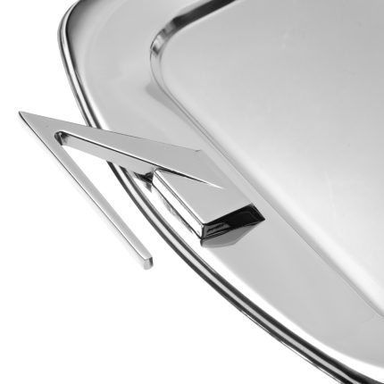 سینی پذیرایی استیل MGS کروم کد OW4110