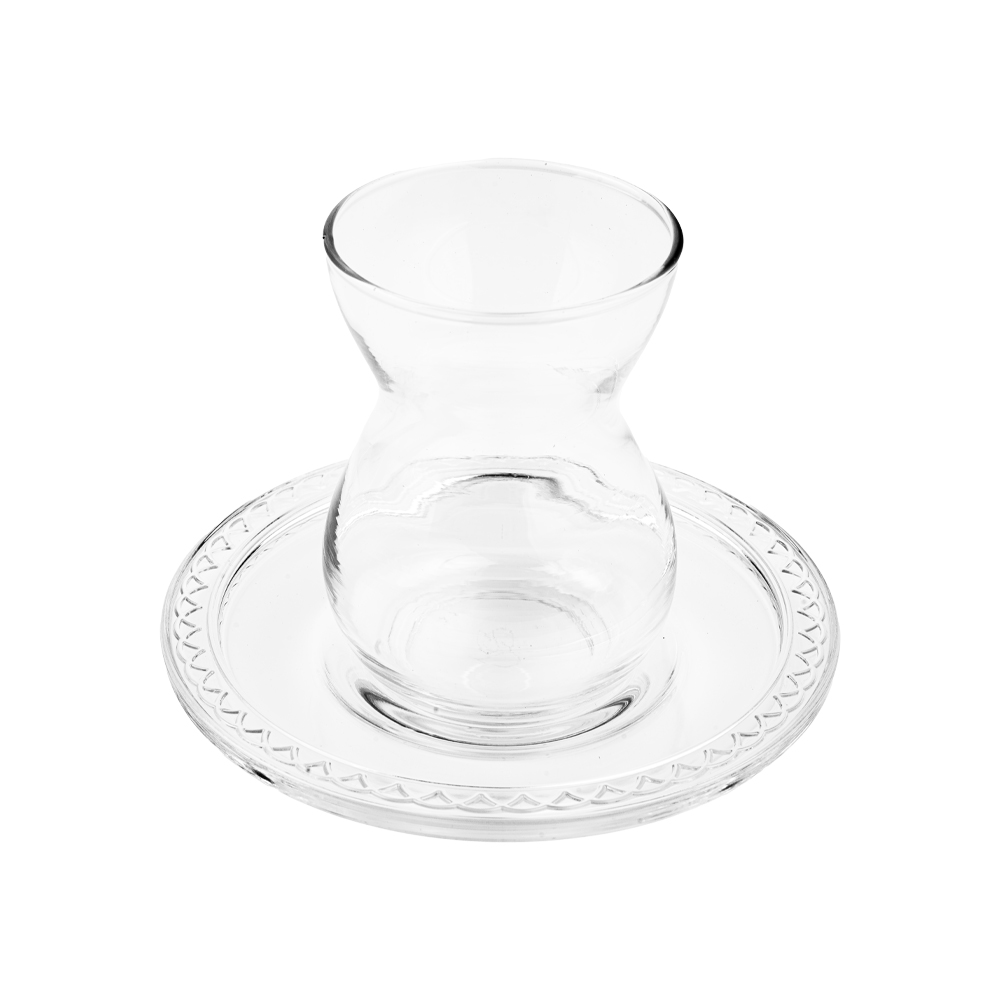 استکان و نعلبکی انتیک پاشاباغچه 6 عددی کد 96575