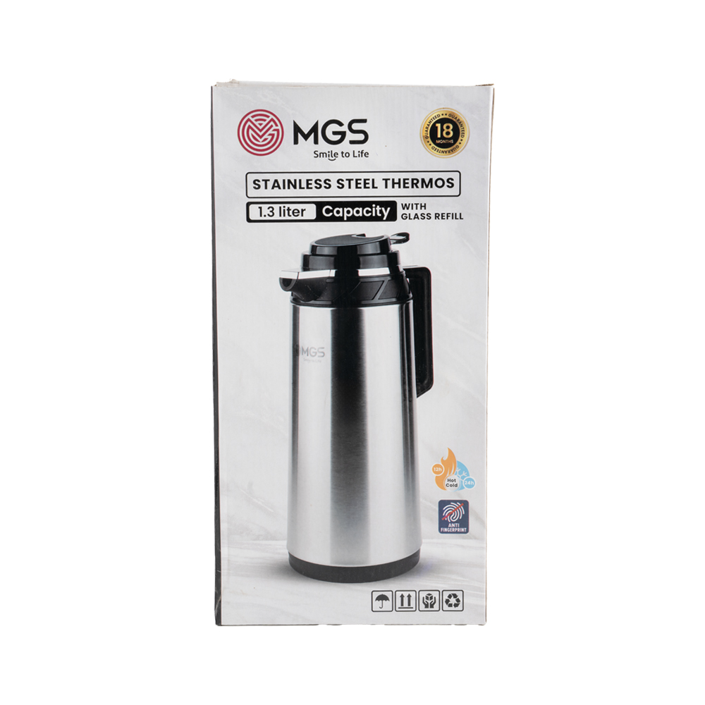 فلاسک 1.3 لیتر استیل MGS کد FS10111