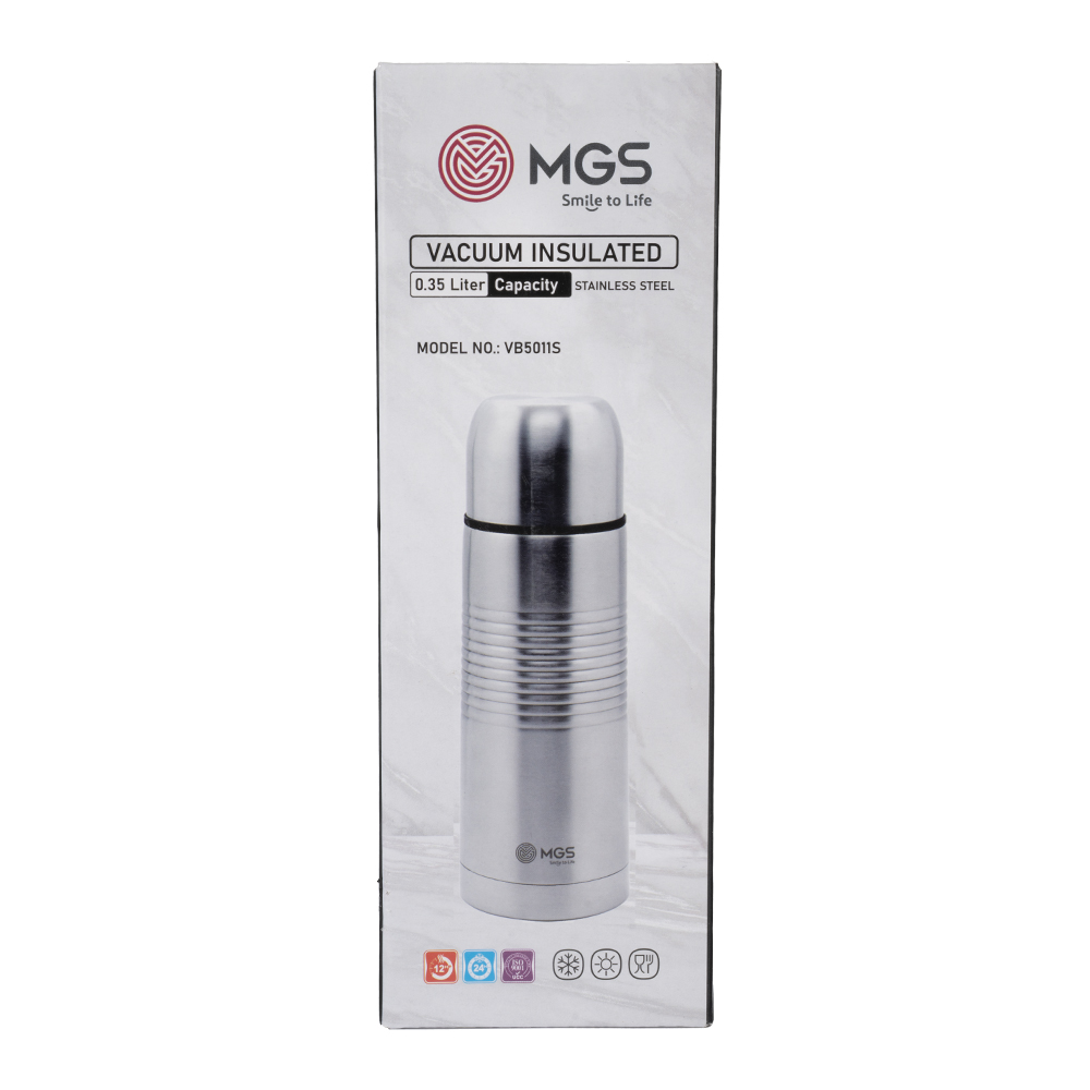 فلاسک 0.35 لیتر استیل قلمی MGS کد VB5011S