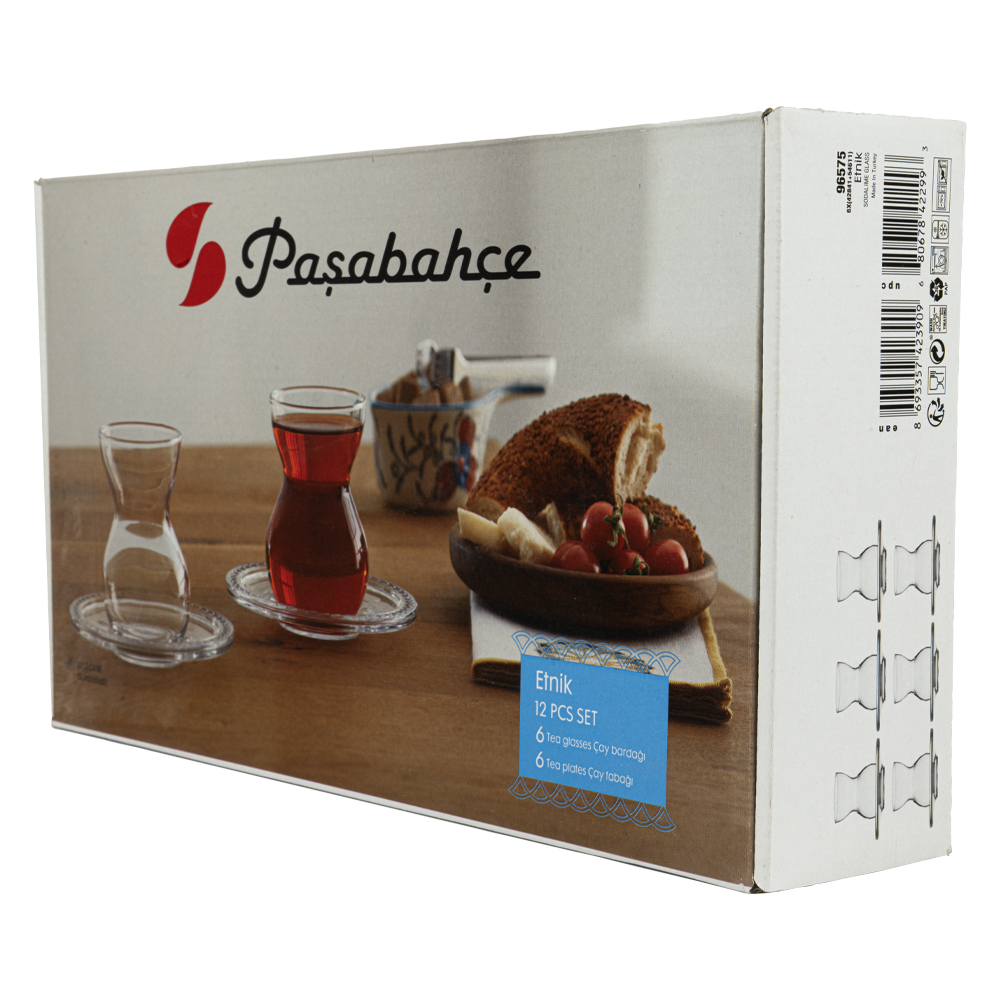 استکان و نعلبکی انتیک پاشاباغچه 6 عددی کد 96575