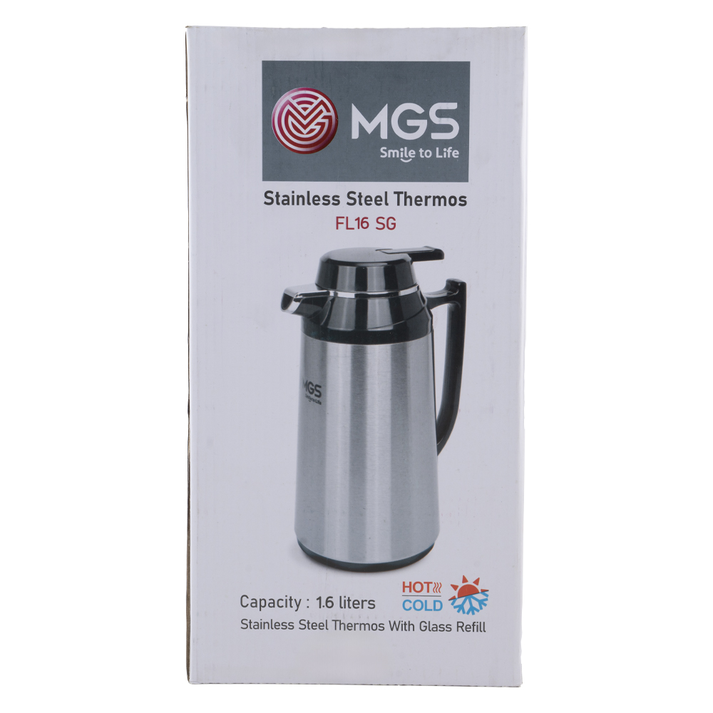 فلاسک 1.6 لیتر استیل MGS کد FL16SG