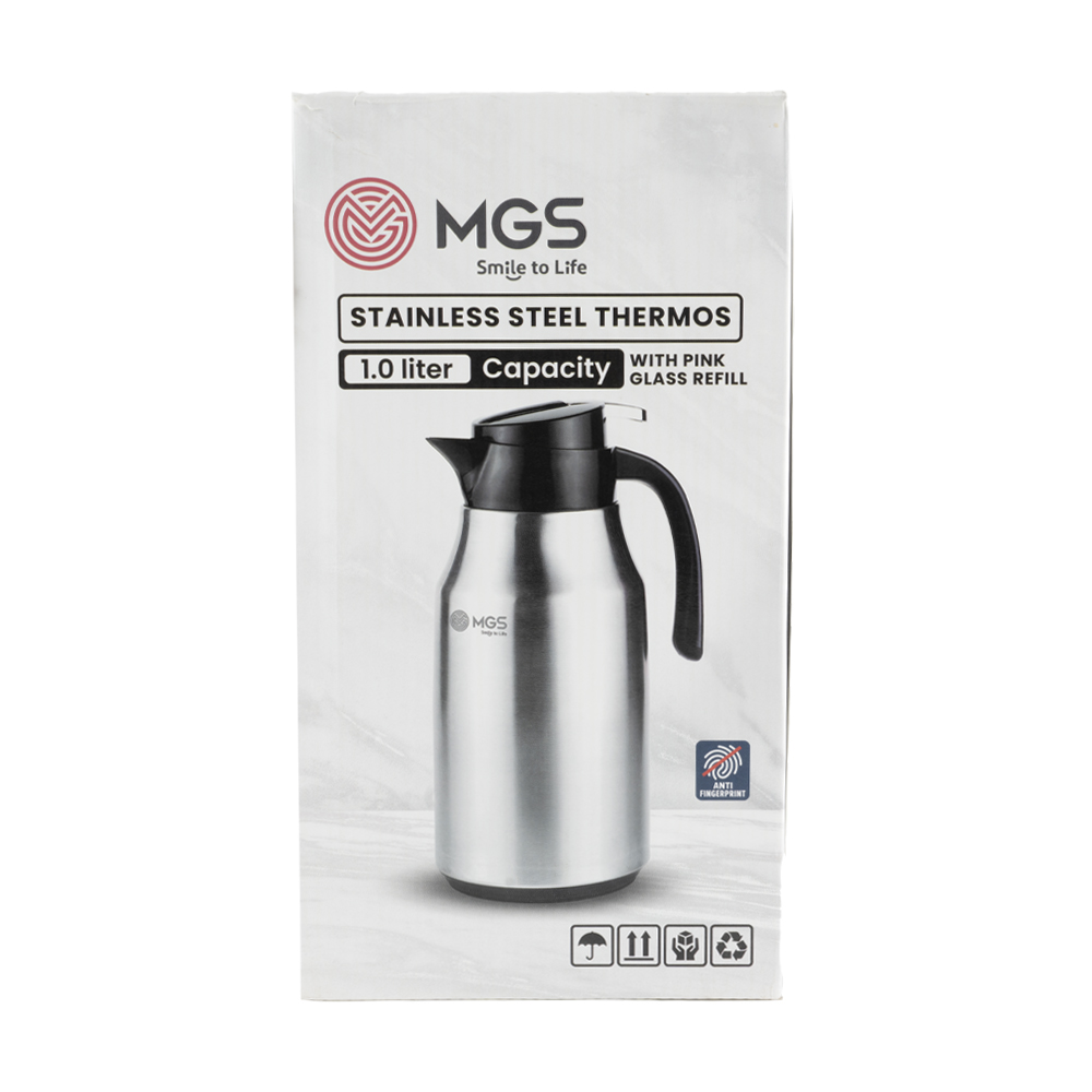 فلاسک 1 لیتر استیل MGS کد FS20110