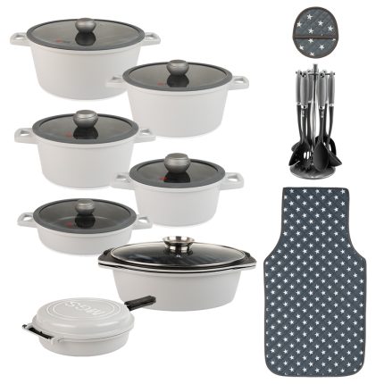 سرویس قابلمه 25 پارچه گرانیت طرح جرمنی E