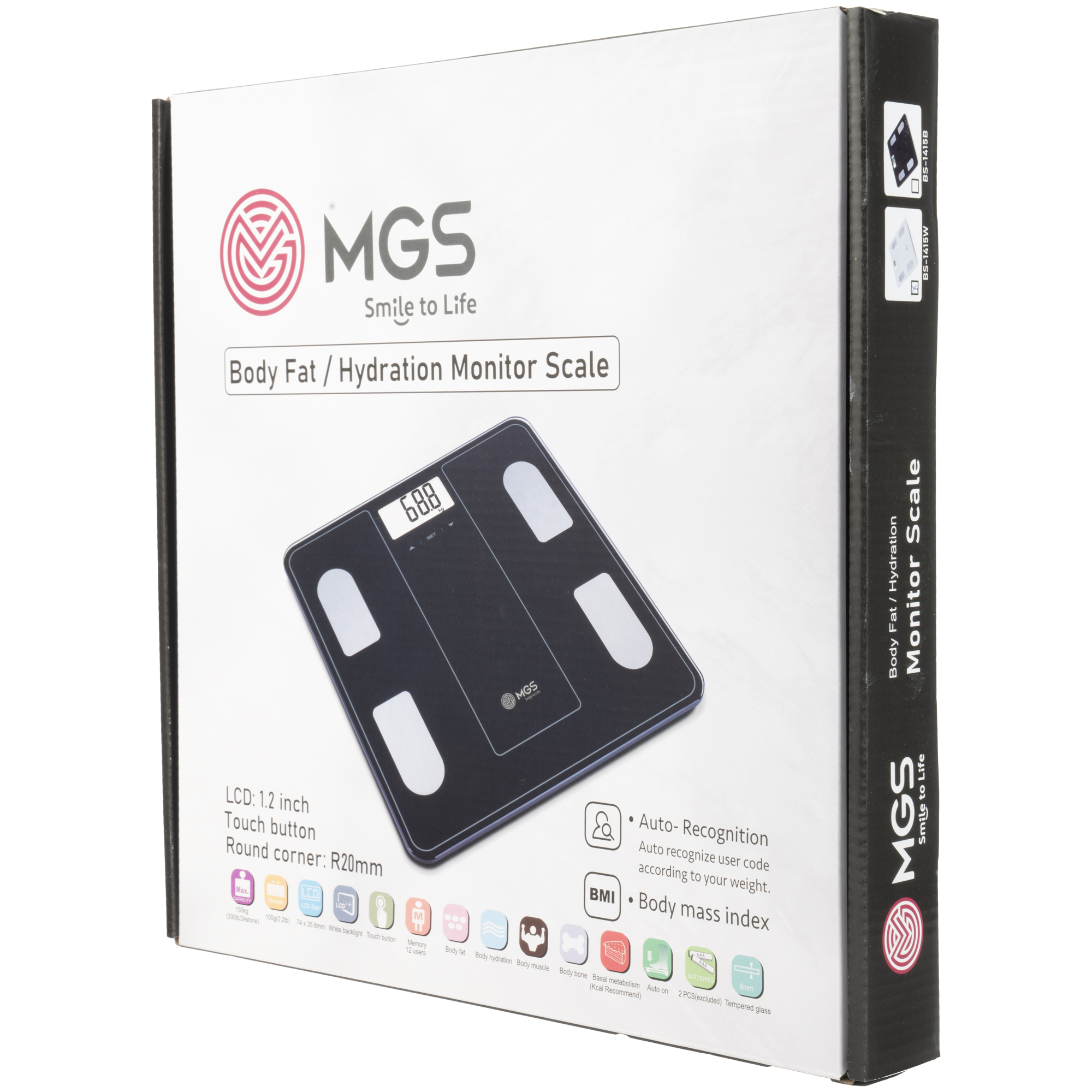 ترازو حمام دیجیتال MGS کد BS-1415W