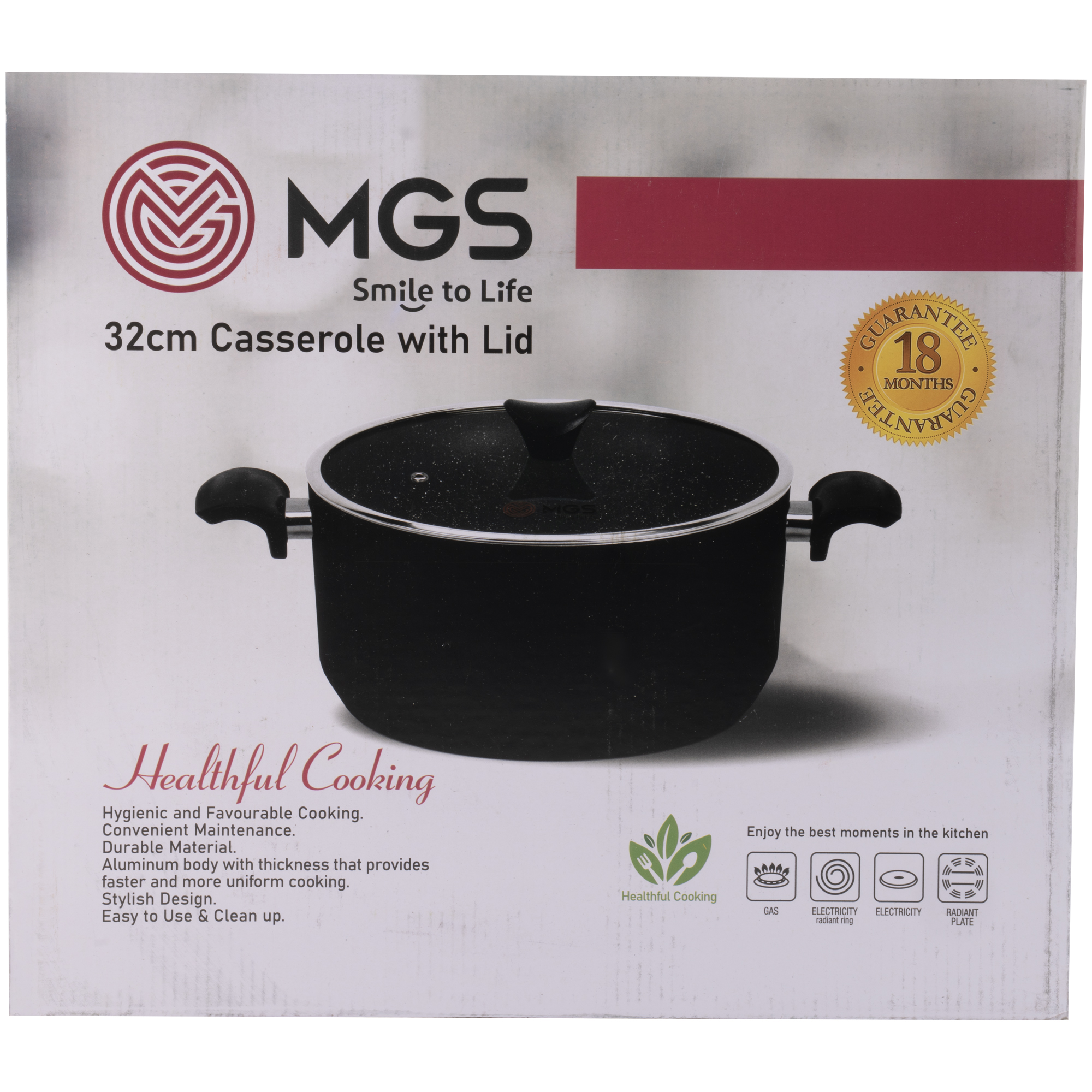 قابلمه MGS سایز 32 مدل گارنت