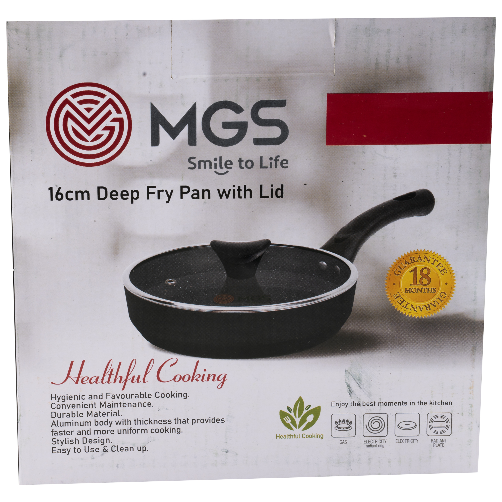 تابه سایز 16 تک دسته MGS مدل گارنت