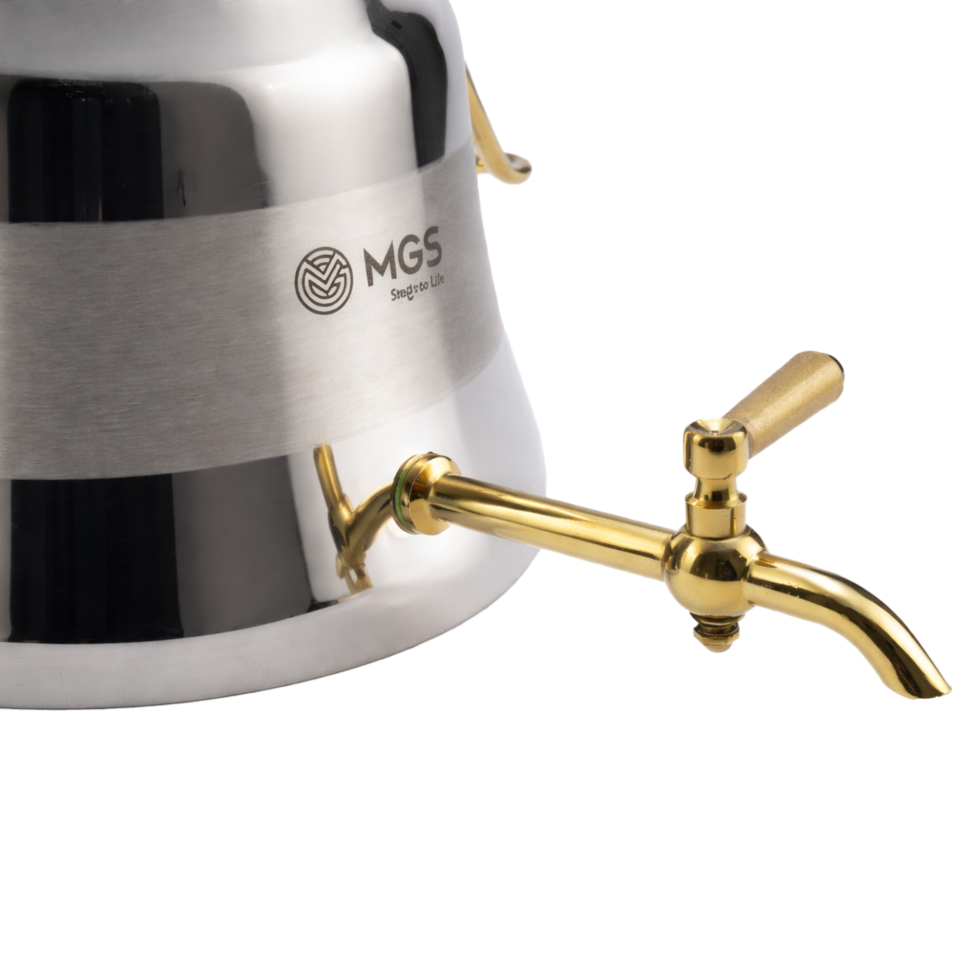 کتری و قوری چینی و استیل MGS کد K41015