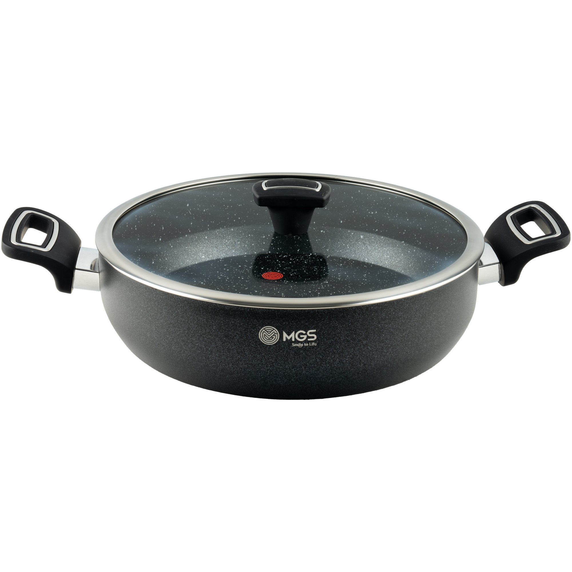 تابه گرانیت سایز 28 دو دسته مدل گارنت کد GR02