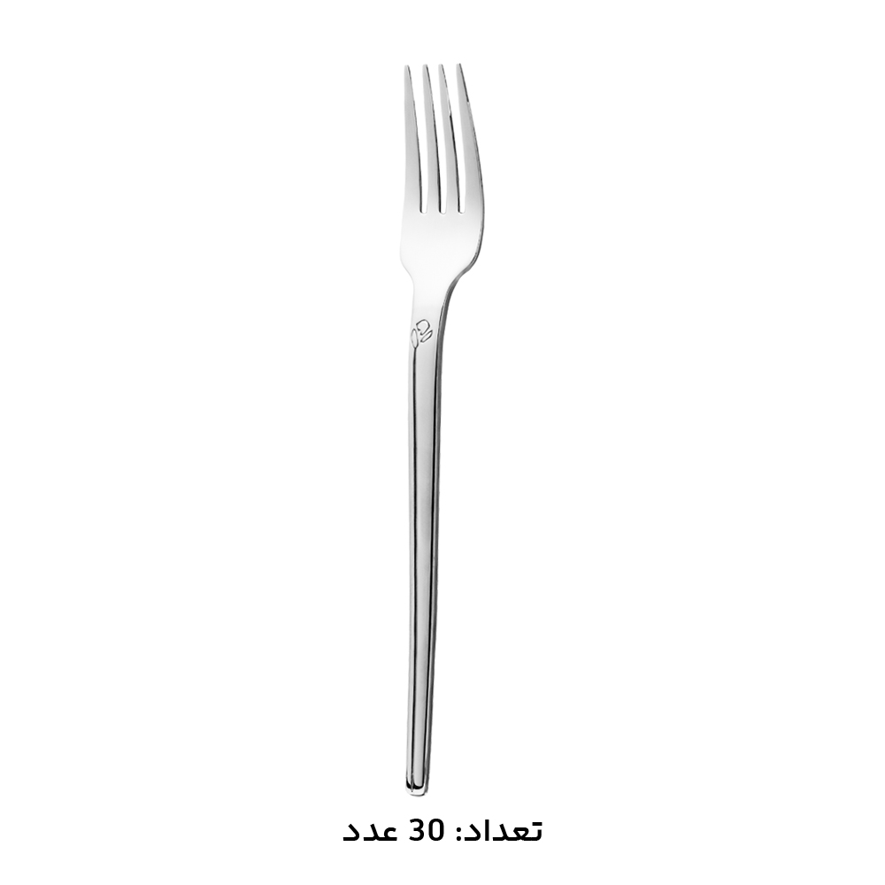 چنگال غذا خوری سرویس قاشق چنگال کابان کد 198