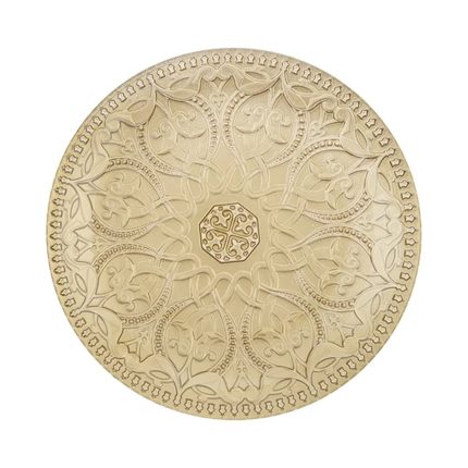 ست 6 عددی پیش دستی ایرنا مدل تاج محل رنگ طلایی