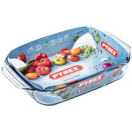 تابه پیرکس مستطیل دسته دار کد 230B