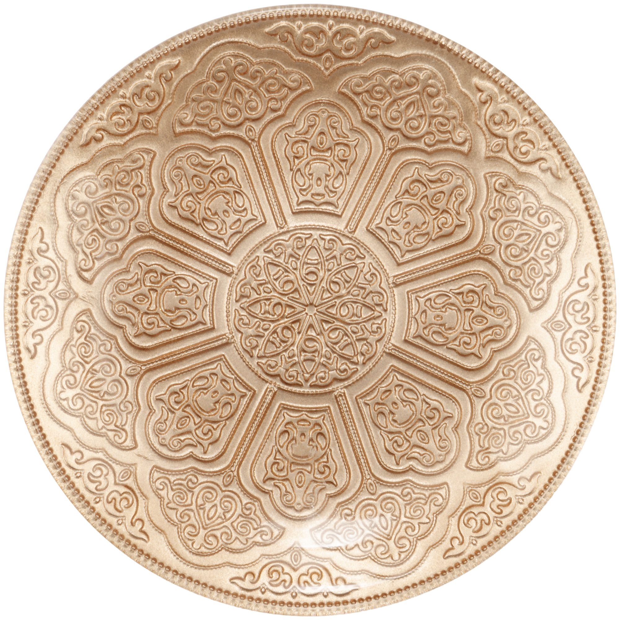 ست 6 عددی پیش دستی ایرنا مدل تاپ کاپی رنگ بژ