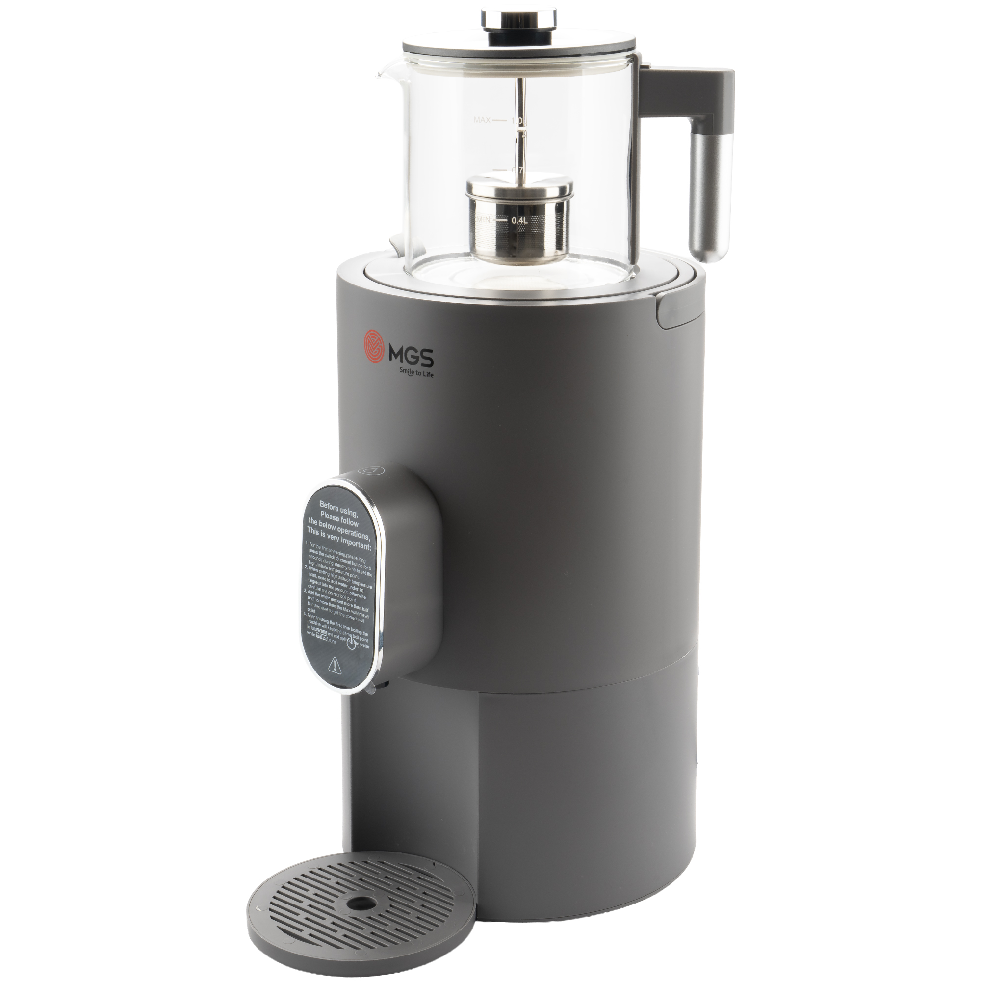 سماور برقی کد SD1801 رنگ خاکستری