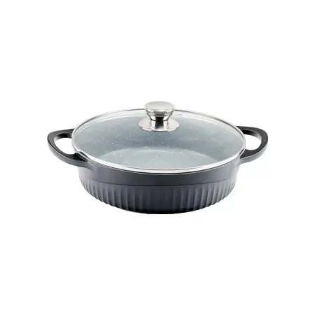 تابه دو دسته سایز 28 گرانیت طرح جرمنی D
