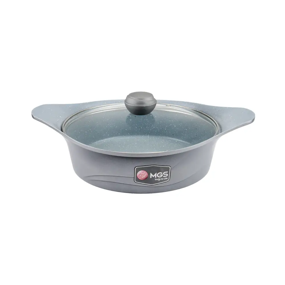 تابه دو دسته سایز 28 گرانیت طرح کره ای C