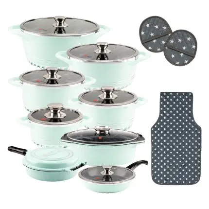 سرویس قابلمه 22 پارچه گرانیت طرح ایتالیا C