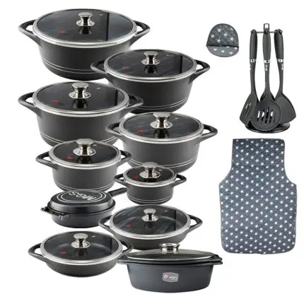 سرویس قابلمه 33 پارچه گرانیت طرح ایتالیا B