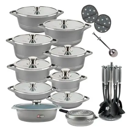 سرویس قابلمه 33 پارچه گرانیت طرح ایتالیا B