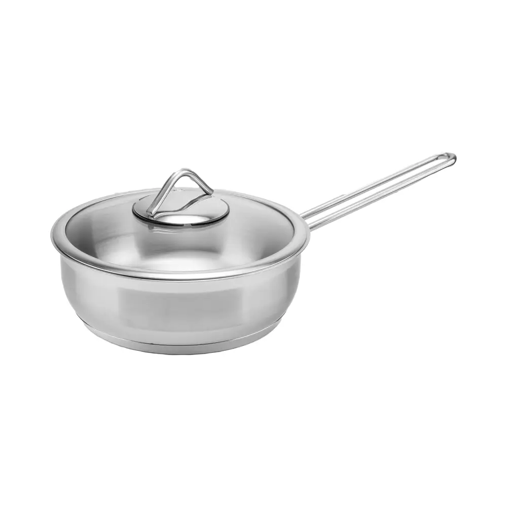 تابه استیل تک دسته سایز 20 کد 4114