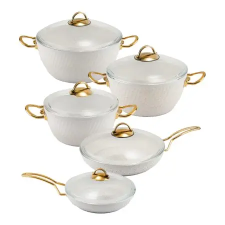 سرویس قابلمه 10 پارچه فورج طرح ماینز سری دوم