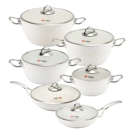 سرویس قابلمه 12 پارچه فورج طرح ماینز سری دوم