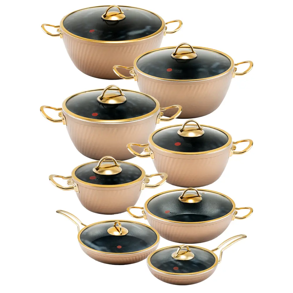 سرویس قابلمه 16 پارچه فورج طرح ماینز سری دوم