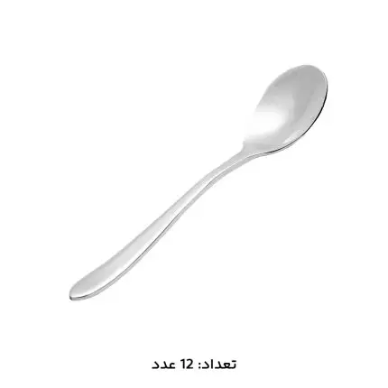 قاشق چای خوری استیل کد 008