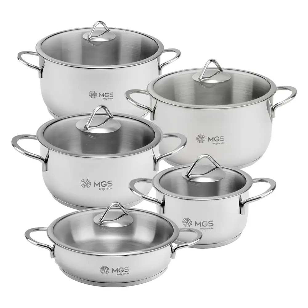 سرویس قابلمه 10 پارچه استیل CWS2110