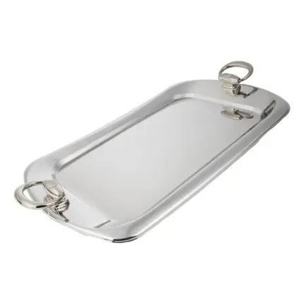 سینی پذیرایی استیل MGS کروم کد OW3110