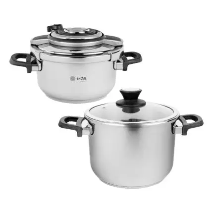 زودپز 4 و 6 لیتری دوقلو MGS کد PC202