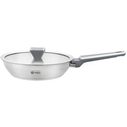 تابه سایز 24 تک دسته استیل کد ps5134