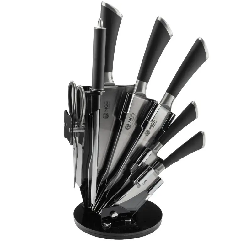 نمای کلی استند سرویس چاقو 9 پارچه کد KS9014B