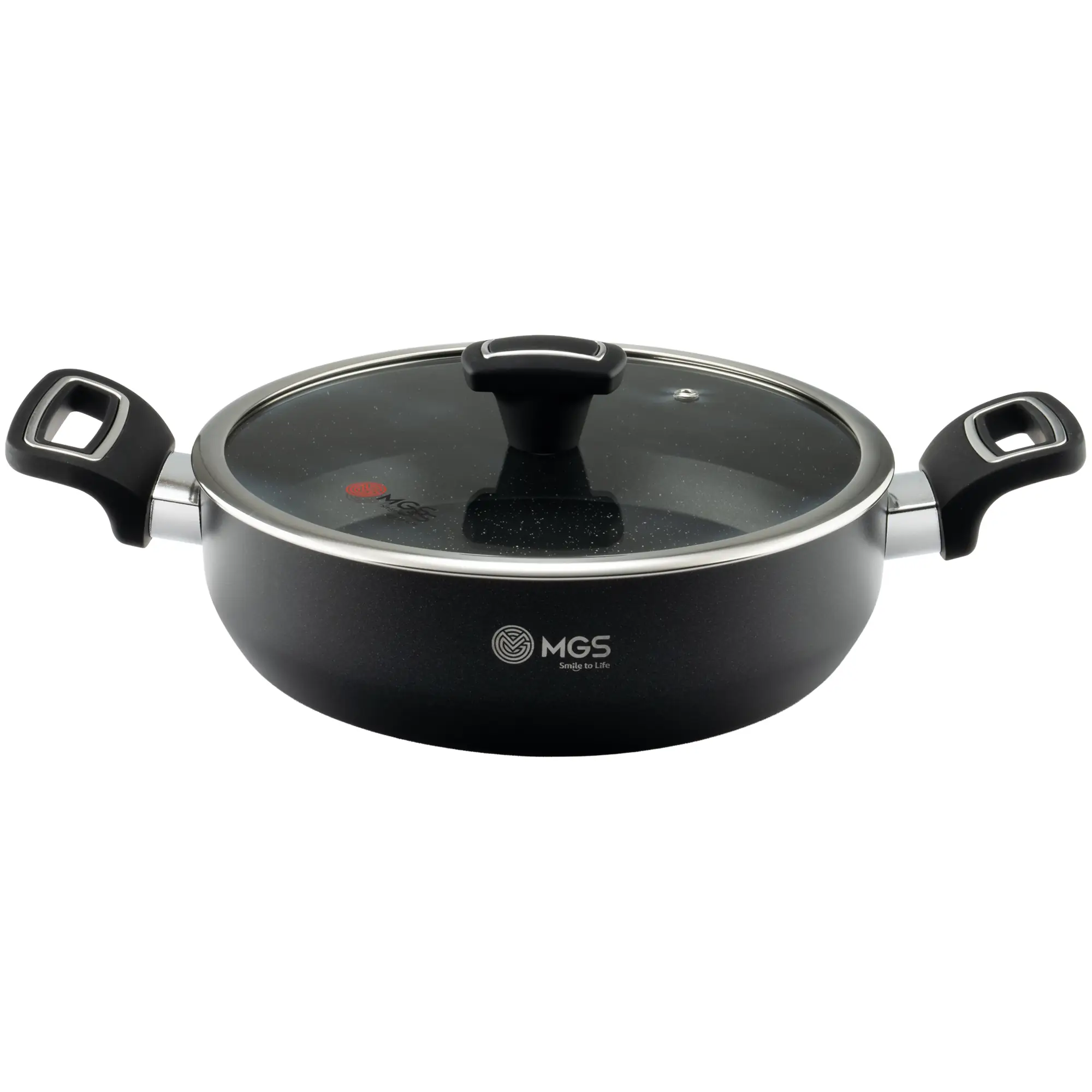 تابه گرانیت سایز 24 دو دسته مدل گارنت کد GR02